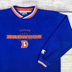 Vintage 1990s Denver Broncos NFL Starter Football Crewneck